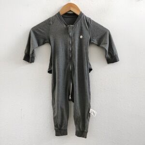 NEST DESIGNS Bamboo Cotton Basics Long Sleeve Drop Bottom Romper